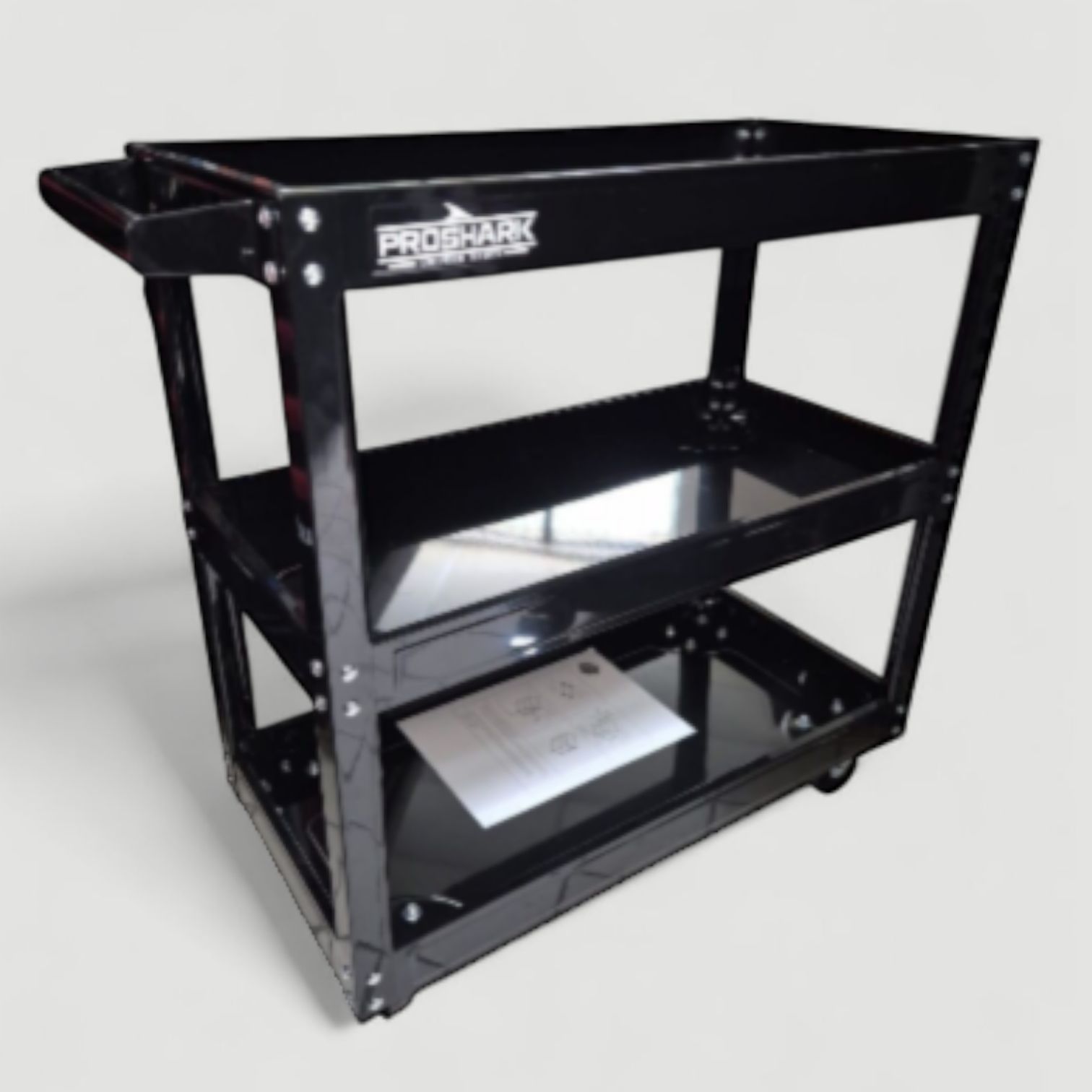 Desserte Roulante D’atelier en Metal 3 Étages Proshark