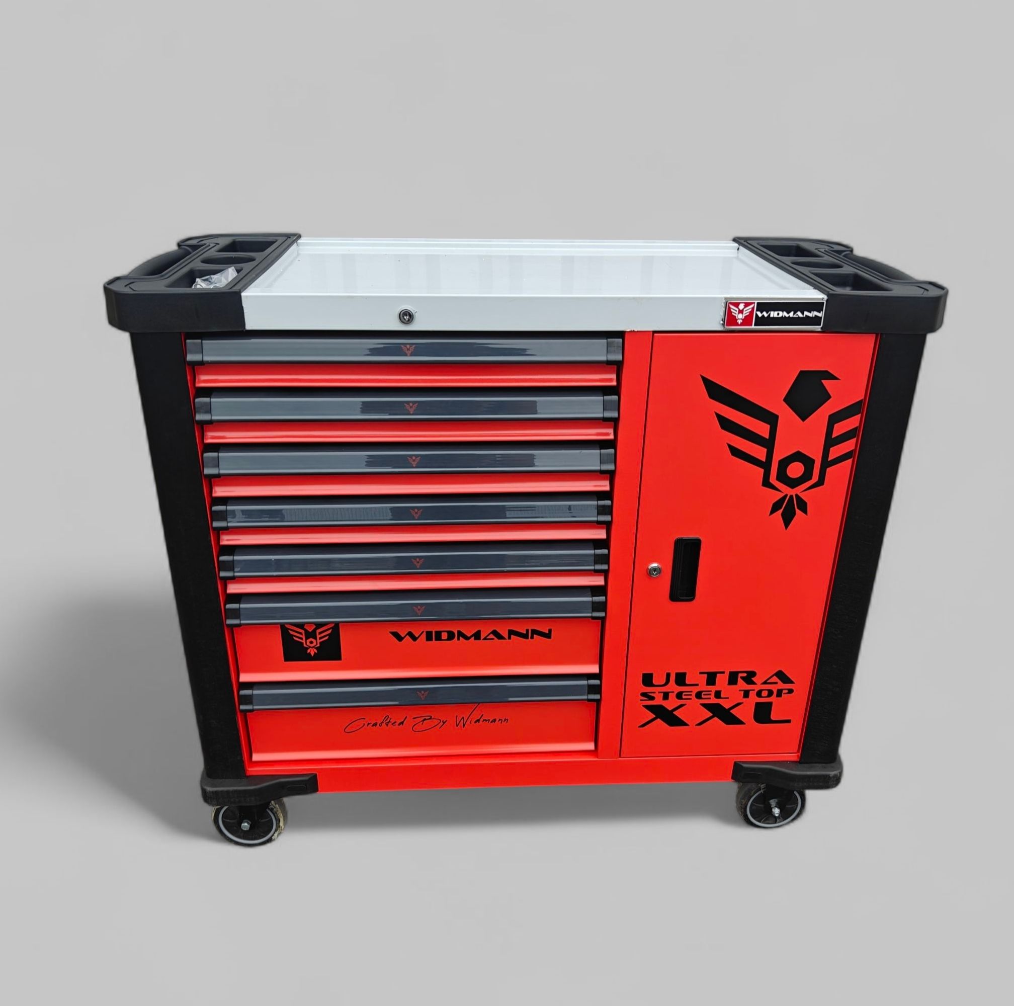 Servante Atelier Widmann Kingsize XXL 7 tiroirs 6 remplis d’outils + clé dynamométrique 40/210nm