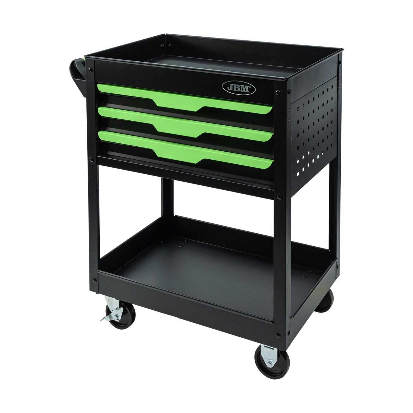 Chariot Desserte d’atelier JBM 3 tiroirs avec plateau ref : 54839