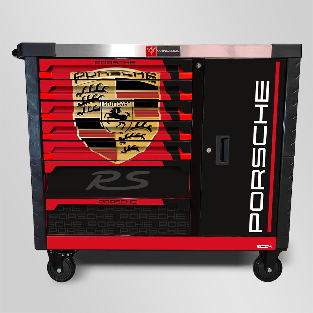 Servante Atelier XXL Kingsize Kraftmuller DECO Porsche 7 tiroirs 7 remplis + grand placard