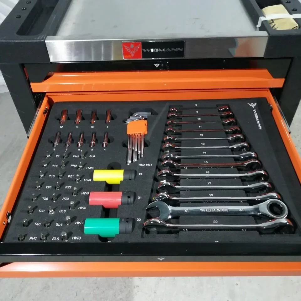 Lot de 4 modules d'outils Widmann pour servante d'atelier - D Stock41